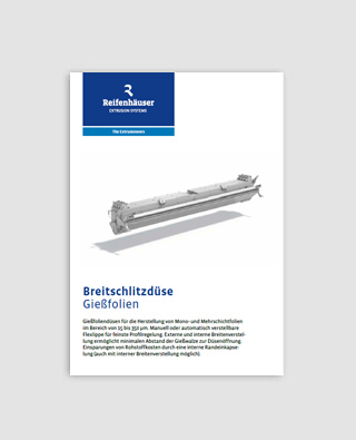 Breitschlitzdüse Gießfolien (DE)