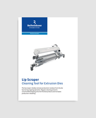 Lippenschaber - Reinigungswerkzeug für Extrusionsdüsen (EN)