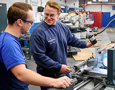 High-school students and trainees 